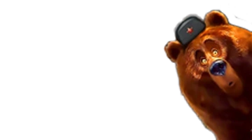 Изображение медведя в русской шапке, символизирующего приветственный бонус в Интернет-казино Волна.