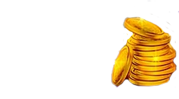 Изображение стопки золотых монет, представляющее бонус кэшбэка в Казино Volna.